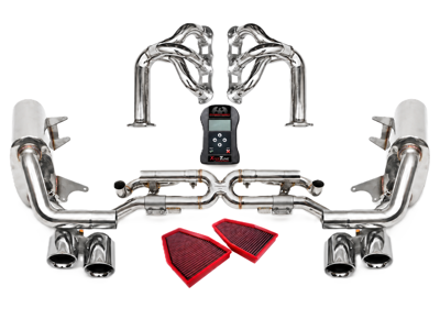 Fabspeed RACE Standard Exhaust Performance Package, WITH Performance Software. Porsche 991 Carrera 3.4L (2012-2016) - 99111143103, 99111143502, 99111142101, 99111142102, 99111142103, 99111142201, 99111142202, 99111142203, 99111341102, 99111341104, 99111341202, 99111341204 - FS.POR.991.RVPKGPE